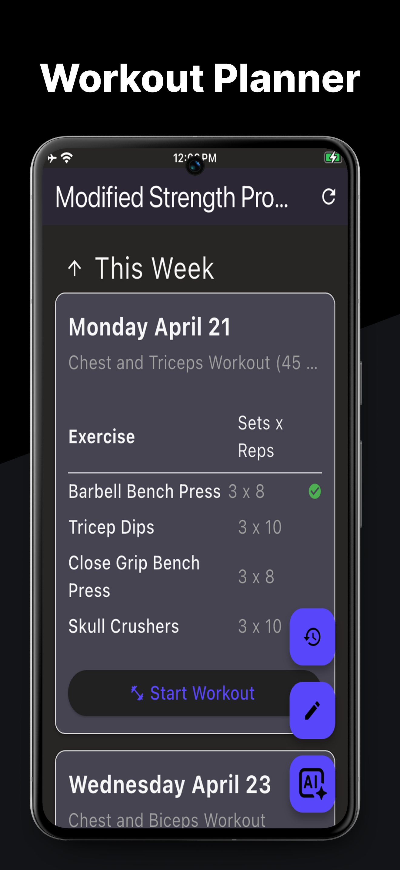 FlexAI app mockup